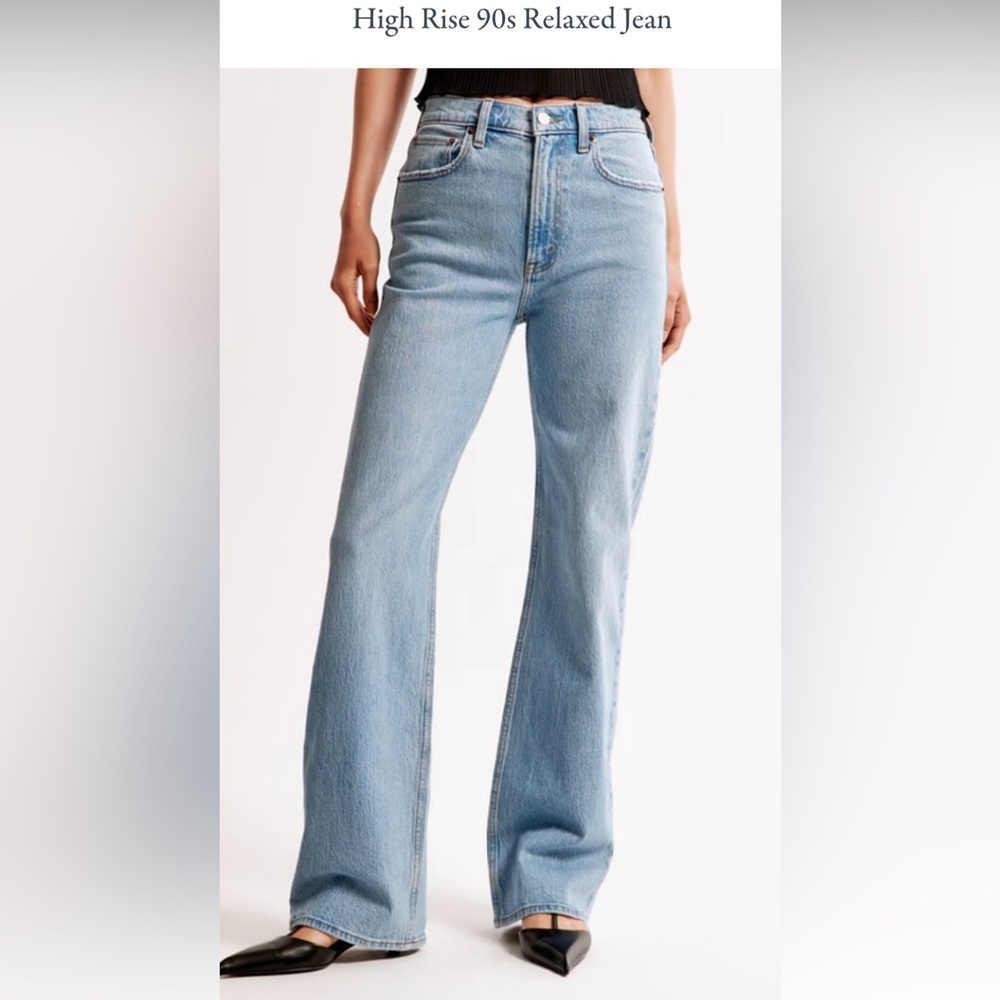 Abercrombie & Fitch 90s Relaxed Fit High Rise Jeans